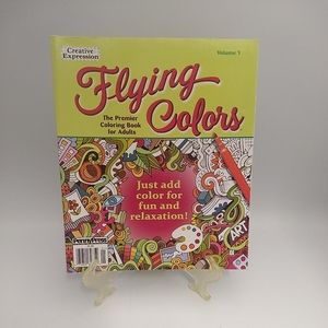 Penny Press Creative Expression Flying Colors Vol 1 Coloring book NEW